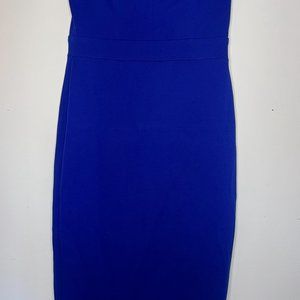 Speechless Strapless Dress Blue Sweetheart Neckline Fitted Bodycon Size 13 L
